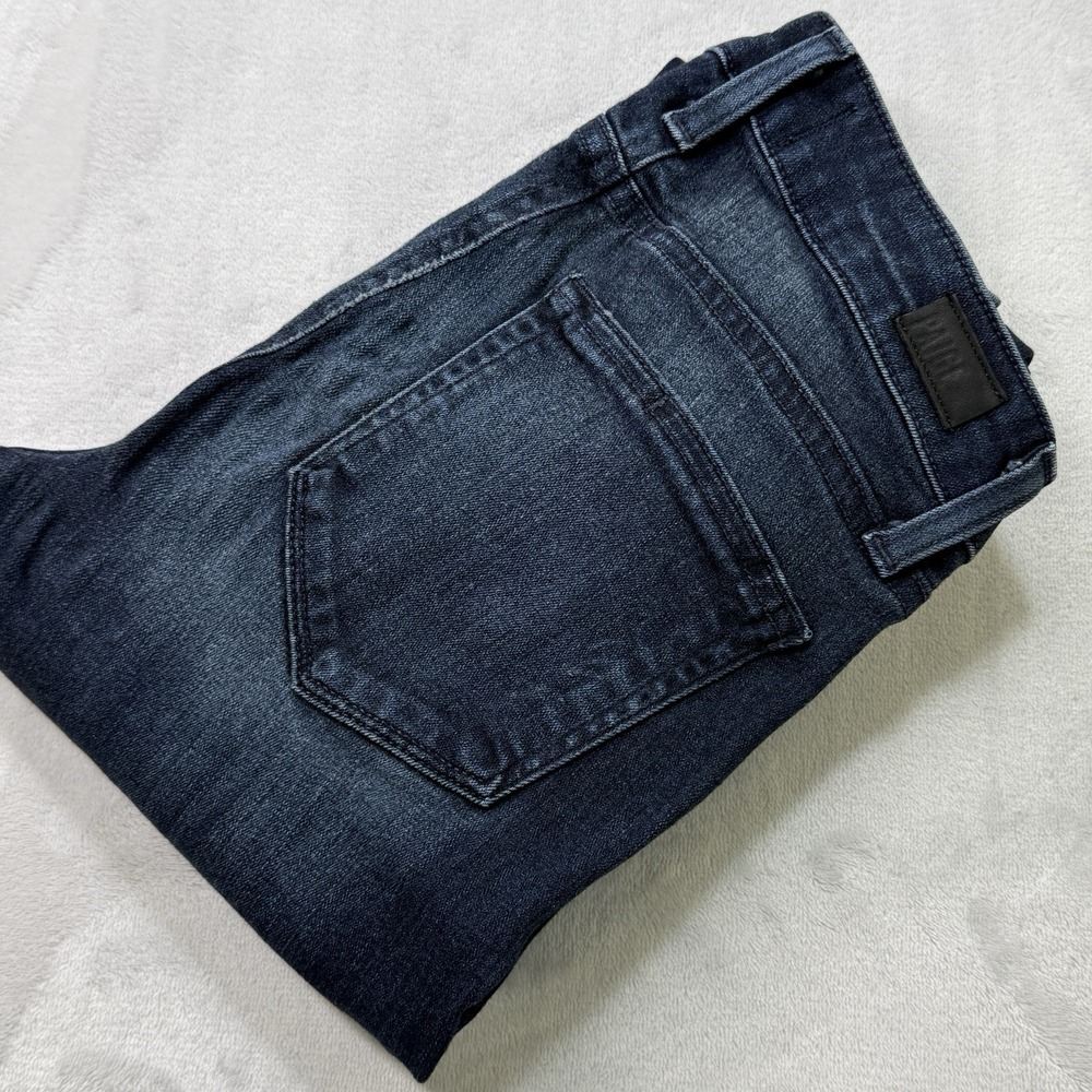 Paige Skyline‎ Skinny Jeans Womens 24 Dark Wash Blue Mona Stretch Denim USA Made